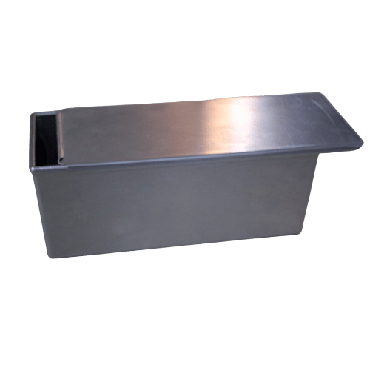 Aluminum Toast Bread Loaf Pan with Lid 27×10×11 cm - For Bakeries & Home Use