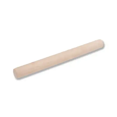 Classic Wooden Rolling Pin from Natural Raw Wood Small 30cm