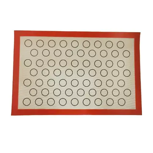Macaron Silicone Baking Mat (63 Circles, 3.4 cm) – Non-Stick Food-Grade, -40° to 250°C | 59.5×39.5 cm