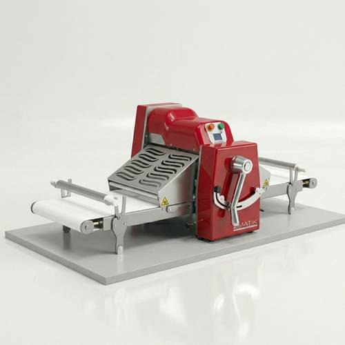 Z-Matik Italian Professional Tabletop Manual Pastry Sheeter – 50cm Belt