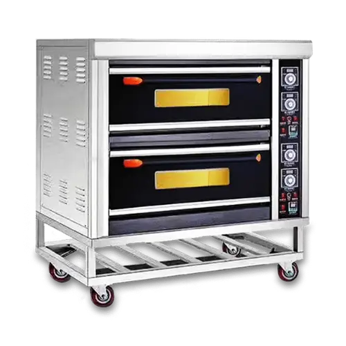 Elshohail Gas Deck Oven 2 Levels – 4 Trays (40×60 cm) with Thermal Stone