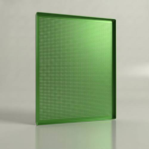 Green Perforated Croissant Tray 40×60 cm – Non-Stick Tefal Coated Aluminum