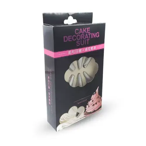 Stainless Steel 304 Piping Tips Set (6 PCS) with Coupler & Pastry Bag – Cupcake, Cake & Pastry Decorating 