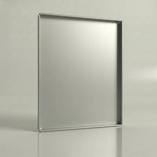 High-Quality Plain Aluminum Tray - Size 60×40 cm
