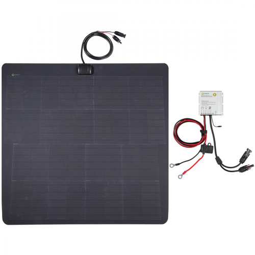 GMC Sierra 1500 (2019-2022) Lensun 85W 12V Hood Solar Panel