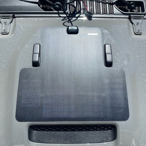 Jeep Gladiator Mojave Lensun 40W 12V Car Hood Solar Panel Charge for Battery