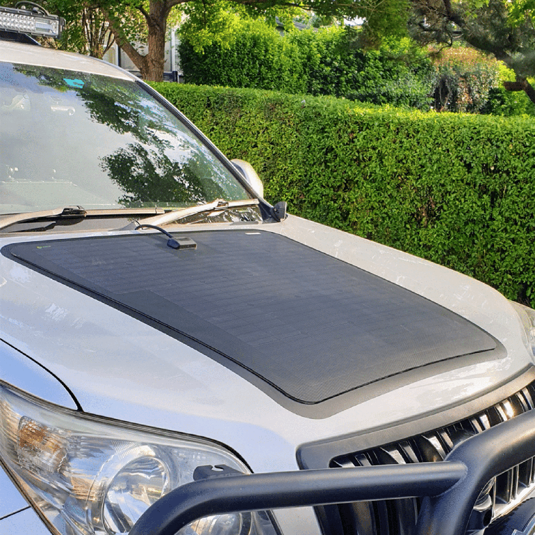 تويوتا لاندكروزر برادو Toyota Land Cruiser Prado 120 J120 J150- الواح الطاقة الشمسية لشحن البطارية (90W واط)