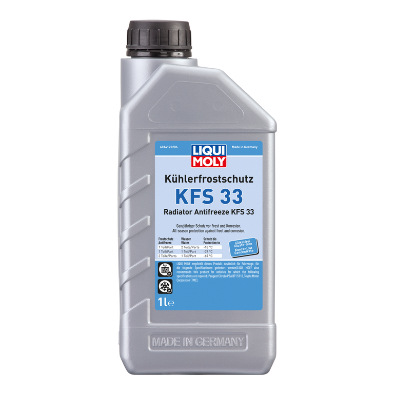 سائل تبريد المحرك KFS 33 مركّز من ليكوي-مولي (1لتر)