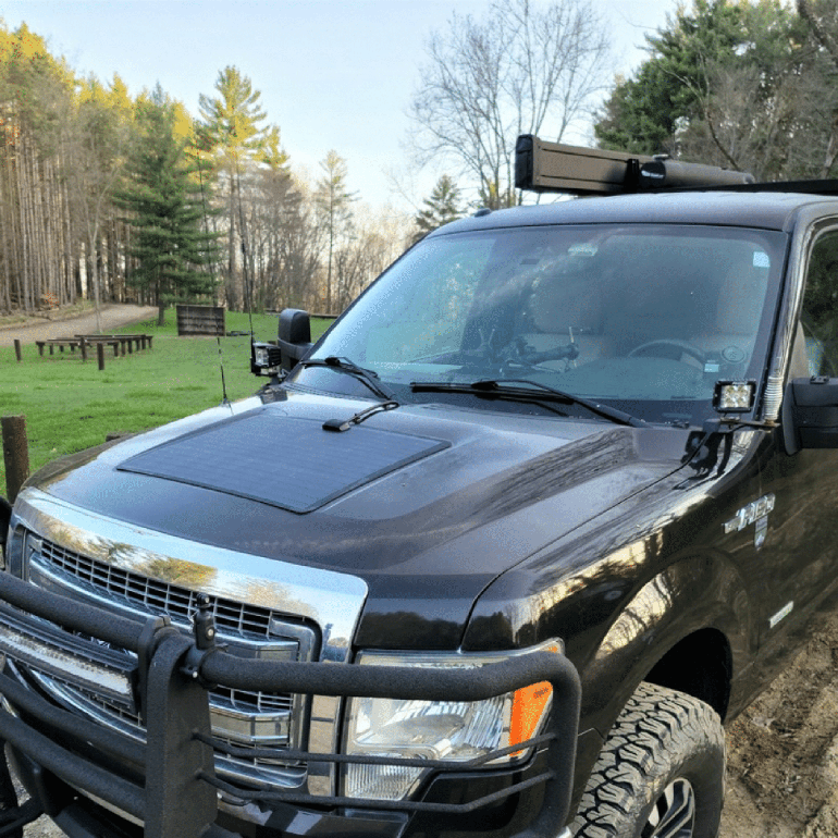 فورد Ford F-150 (2009-2014) - الواح الطاقة الشمسية لشحن البطارية (60W واط)