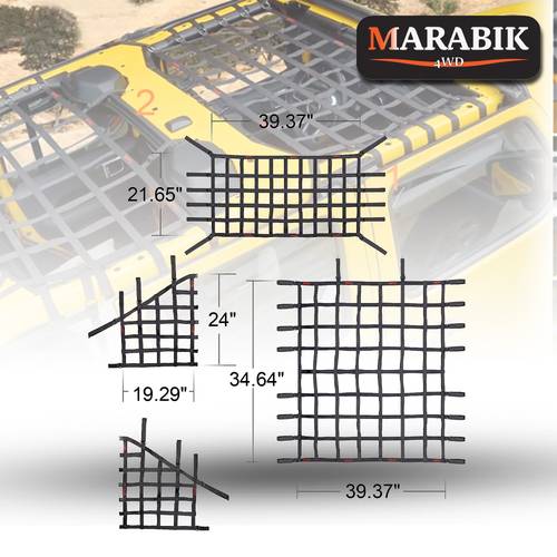إكسسوارات ديكور شبكي مخصص رانجلر 4 أبواب JL