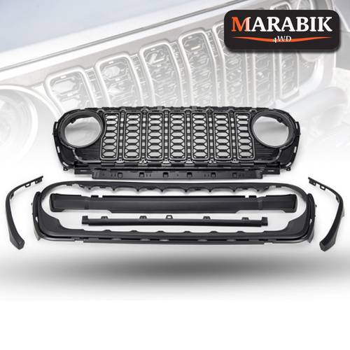 طقم ترقية شبكة Jeep Wrangler JL وGladiator JT 18-23 الجيل الثاني JL