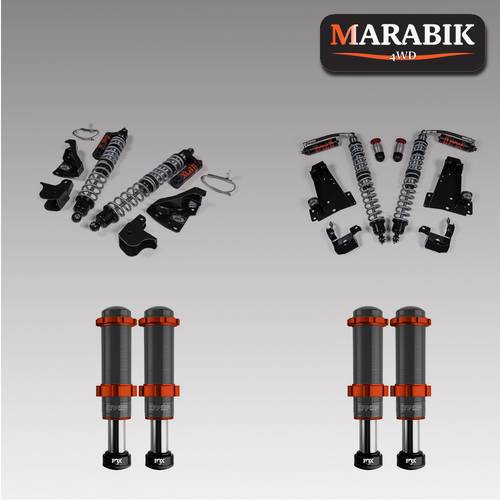 جيب رانجلر JL 18-25 FOX 2.5 DSCA, 12 Inch Travel امامي وخلفي مع بومب ستوب FOX
