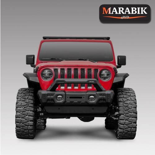مصدات قصيرة من الفولاذ المختوم لسيارة Rival 4x4 JK وJL وJT