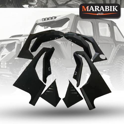 رفرف فولاذي طقم كامل  جيب رانجلر JK (( يتوفر عند الطلب ))