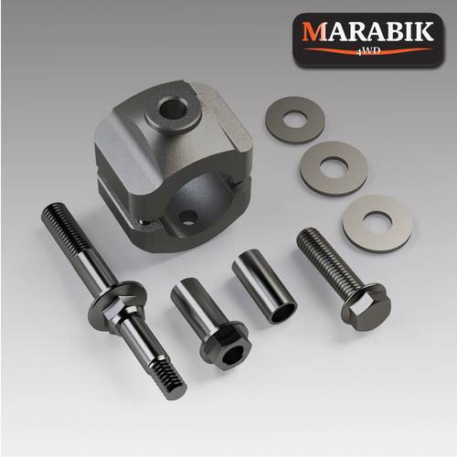 طقم دعامة تثبيت مُثبِّت التوجيه TeraFlex JK – قضيب ربط شديد التحمل