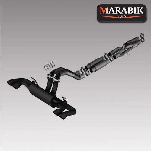 نظام عادم ATAK Ultimate Cat-Back لسيارة Jeep Wrangler JL 392 22-25