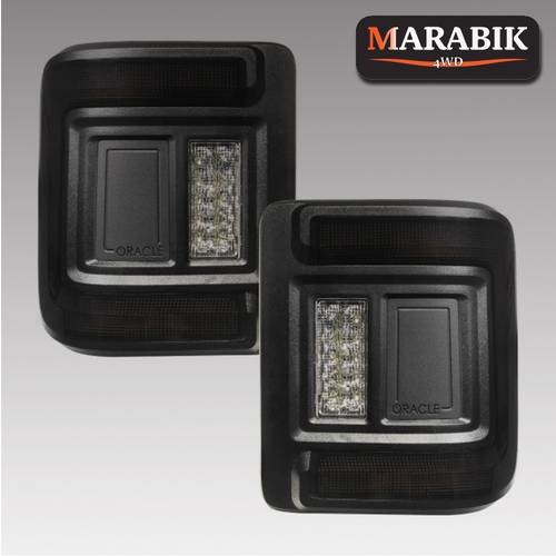 مصابيح خلفية LED مدمجة ملونة لسيارة جيب رانجلر JL 18-25