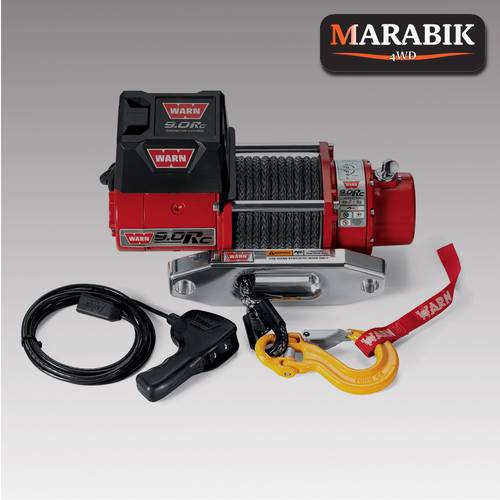 ونش تسلق الصخور 9.0RC - 9000 رطل مع حبل صناعي، 12 فولت
