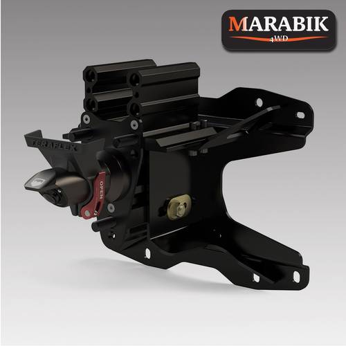طقم تركيب الإطار الاحتياطي القابل للتعديل TeraFlex Alpha HD لسيارة جيب JL/JLU