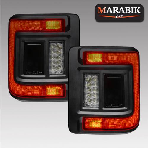 مصابيح خلفية LED مدمجة لسيارة جيب رانجلر JL 18-25