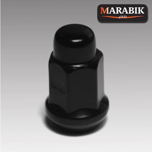 Nut Wheel Lug 1/2-20, Black