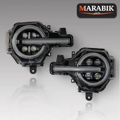 مصباح أمامي LED مطور من AMR لسيارة فورد برونكو