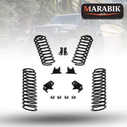 طقم رفع رياضي مقاس 2.5 بوصة لسيارة جيب رانجلر JK 4DR موديل 07-17