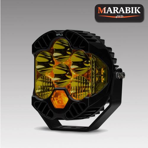 مصابيح LED LP6 Pro من Baja Designs، مجموعة قيادة، 8,600 لومن، لون كهرماني، مفرد