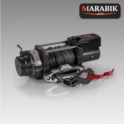 ونش 16.5TI-S - 16500 رطل مع حبل صناعي، 12 فولت