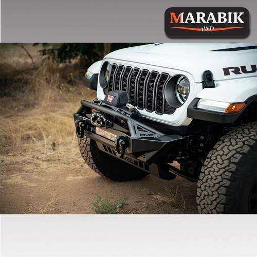 مصد أمامي قصير من سلسلة DV8 Offroad FS-1 لسيارات جيب JK و JL و JT