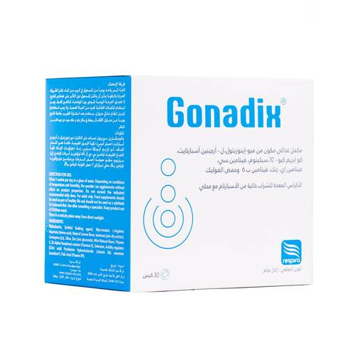 جوناديكس مكمل لدعم الخصوبة والصحة الإنجابية للرجال – 30 كيس