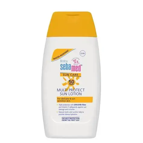 لوشن واقي شمس للأطفال للبشرة الحساسة و المرهفه من سيباميد SPF50 حجم 200مل