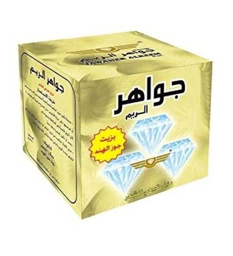 مزيل طبيعي للشعر جواهر الريم بزيت جوز الهند 500 جرام