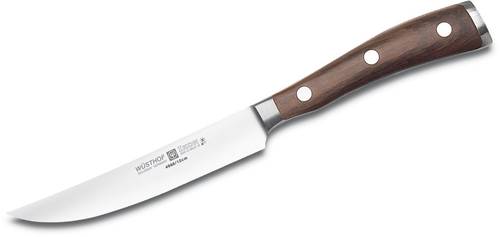 Wusthof Ikon 4.5" Steak Knife, Blackwood Handles - 1010531712
