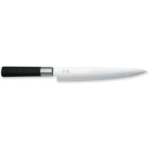 سكين واسابي يابانية 9 انش - WASABI BLACK Slicing knife 23cm KAI - 6723L   -