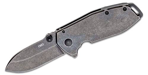 CRKT 2493 Lucas Burnley Squid Assisted Black Flipper Knife 2.37 