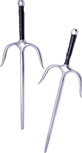 Chrome Octagon Sai Set -  طقم ساي قطعتين 