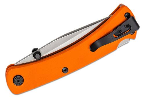 Buck 110 Slim Pro TRX Folding Hunter 3.75" S30V Plain Blade, Orange G10 Handles- 13263