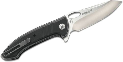 Columbia River CRKT 5820 Eric Ochs Avant-Tac Flipper Knife 3.628" Satin Plain Blade, Black G10 