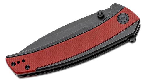 CIVIVI Knives Teraxe  3.48" Nitro-V  Stainless Steel Handles with Burgundy G10 Inlay - C20036-1