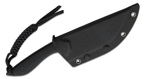 CIVIVI TuffKnives Concept 22 Fixed Blade Knife 4.8" D2 -  Black G10 Handles, Kydex Sheath -  C21047 -1