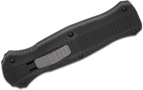 Benchmade Infidel Dagger AUTO OTF Knife 3.95" D2 , Black Aluminum Handles - 3300