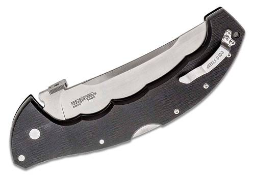 cold Steel 21TBX Talwar Folding Knife 5.5" S35VN Satin Plain Blade, Black G10