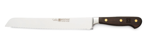 Crafter 9" Double-Serrated Bread Knife -  Smoked Oak   - 	9.055 in -  سكين خبز 