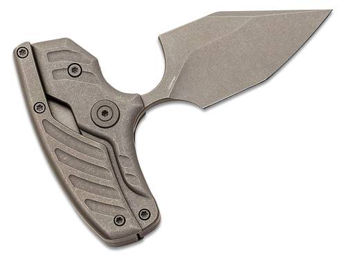 We Knife Company Typhoeus Folding Push Dagger Fixed Blade Knife 2.27" CPM-20CV  - WE21036B -2