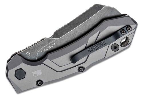 Kershaw 7850 Launch 14 AUTO Folding Knife 3.375" BlackWashed CPM-154 Cleaver Aluminum with Carbon Fiber 