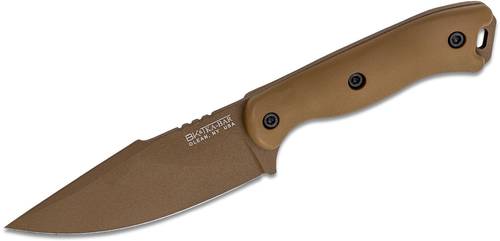 KA-BAR BK18 Short Becker Harpoon Fixed Blade Knife 4.56" 1095 Tan