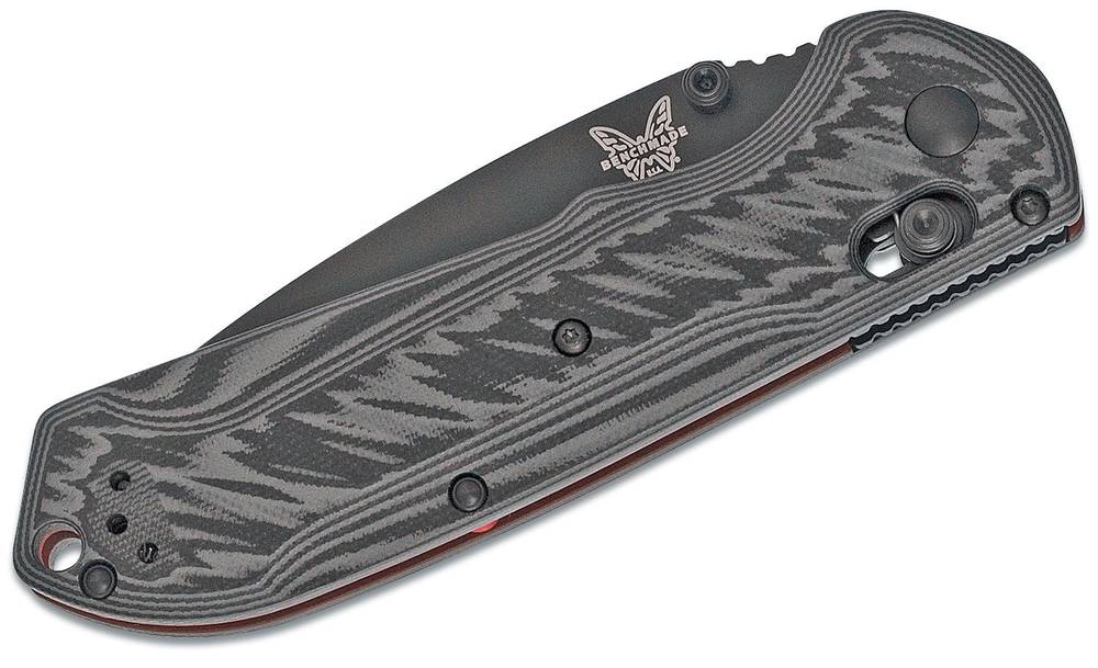 Benchmade Anonimus Fixed Blade Knife 5 CPM-CruWear Tungsten Gray Drop  Point, OD Green G10 Handles, Boltaron Sheath - KnifeCenter - 539GY