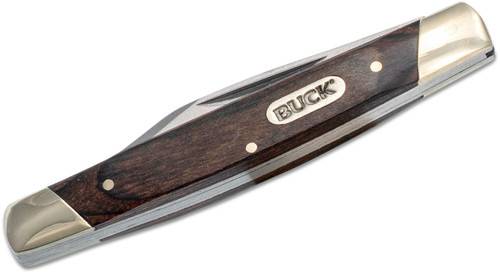 Buck 379 Solo Single Blade Pocket Knife 3" Closed, Woodgrain Handles (0379BRW) - 5717 