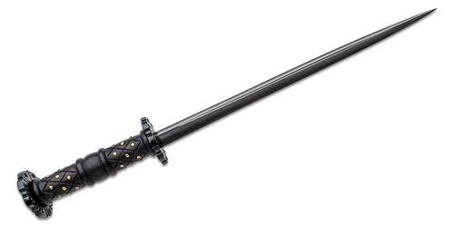 Cold Steel 88HRDL Rondel Dagger 11.5" Tri-Edge Carbon Blade, Leather Sheath